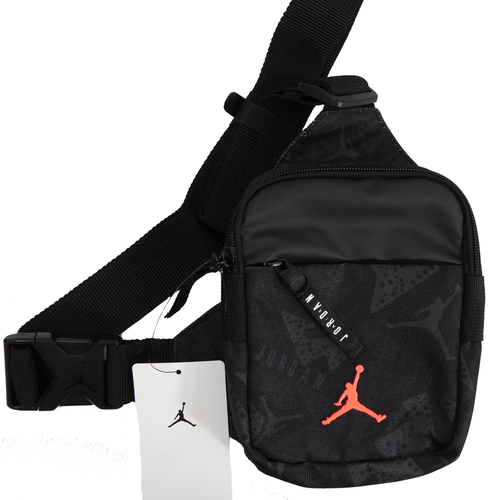 Saszetka Torba listonoszka na ramię Air Jordan AirBorne Hip Bag Black/Infrared - 7A0747-G0H