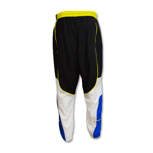 Spodnie Nike Throwback Pants Black/White/Opti Yellow/Signal Blue - CV1914-013