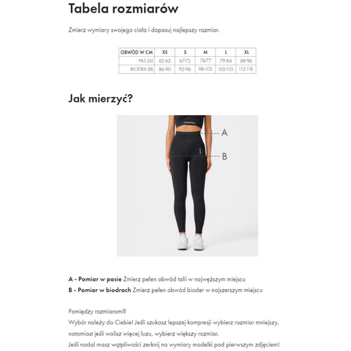 Sportowe Legginsy Damskie Carpatree Wysokie Vibe Bezszwowe Czarne Siłownia