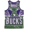 Koszulka męska bez rękawów Mitchell & Ness NBA Milwaukee Bucks Tank Top