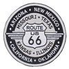 Naszywka Naprasowanka Termo Aplikacja Motocyklowa Route 66